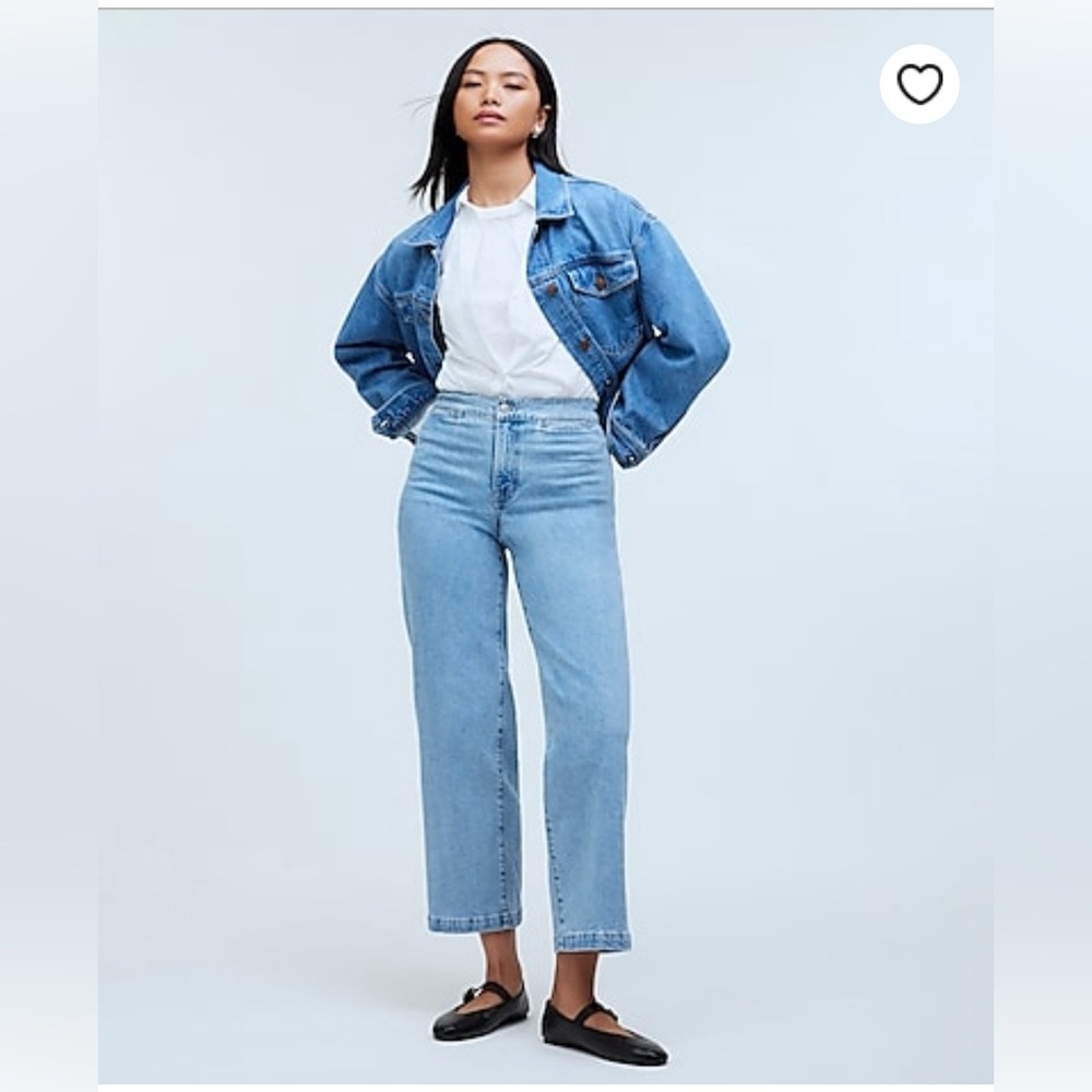 Madewell - Emmett Wide-Leg jean in Kieran Wash: Welt pocket Edition